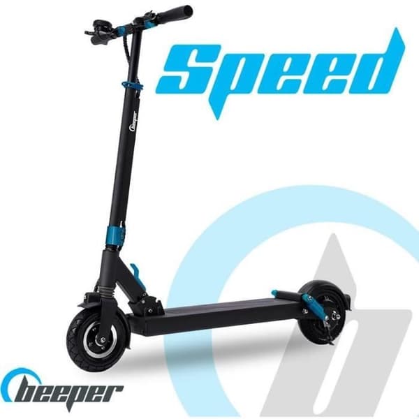Elskoter - BEEPER - SPEED - 350W 6Ah - 8" - Svart/Blå