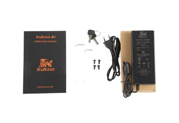 KuKirin A1 Elscooter 48V 13Ah Litiumbatteri 10-tums vakuumdäck 800W motor 45 km räckvidd 45 km/h Dubbel skivbroms Elscooter