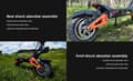 Miniatyrbillede 8 af 11: KuKirin G3 Pro elektrisk scooter, 1200w*2 dobbeltdrevsmotor, dobbelte opladningsporte, maks. hastighed 65 km/t, oliebremser foran og