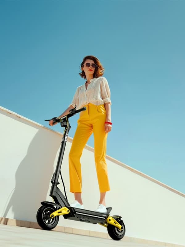 Hopfällbar elscooter OOTD S10, 48V 1400W motor, 20Ah batteri