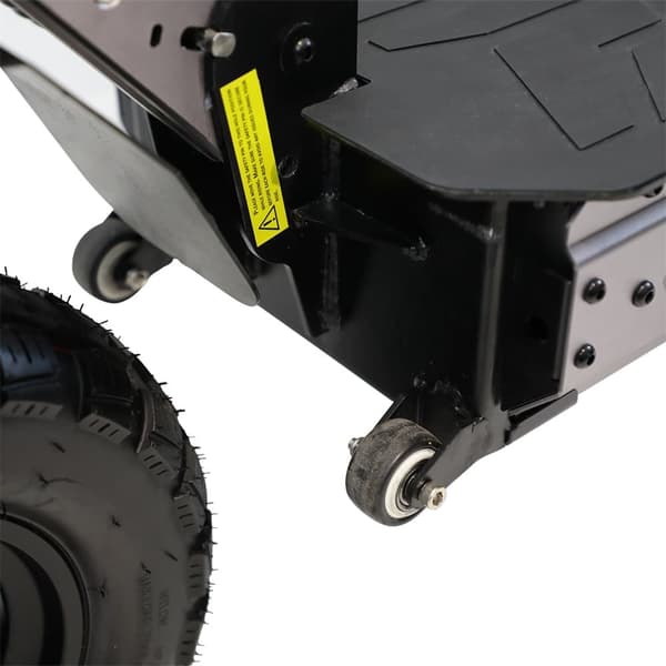 Trehjulet el-scooter OOTD T30, 3200W, dobbelt motor, med dobbelt oplader, sort