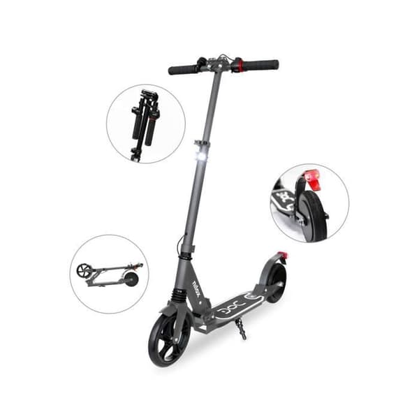 Elskoter - Nilox - Doc Eco 3 Grå - Fällbar - 8 tum - 100 kg