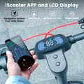 Miniatyrbild 4 av 11: iScooter i10Pro Elscooter 800W Motor, 60 km Räckvidd, 45 km/h Hastighet, Dubbla Bromsar Perfekt för Stadspendling