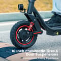 Miniatyrbild 10 av 11: iScooter i10Pro Elscooter 800W Motor, 60 km Räckvidd, 45 km/h Hastighet, Dubbla Bromsar Perfekt för Stadspendling