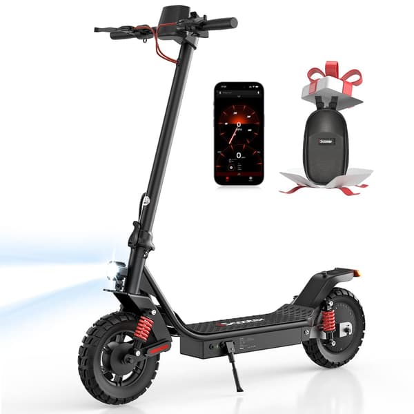 iScooter i10Pro Elscooter 800W Motor, 60 km Räckvidd, 45 km/h Hastighet, Dubbla Bromsar Perfekt för Stadspendling