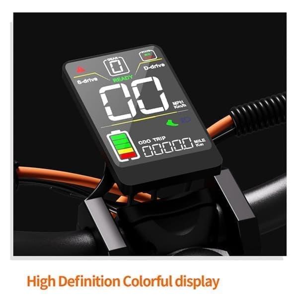 JOYOR S5-Z Elscooter För Vuxna 600W Motor 48V13AH Batteri City EScooter 10 Tums Terrängluftdäck Hopfällbar Elscooter