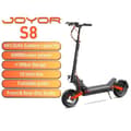 Pikkukuva 1 / 11: JOYOR S8 sähköskootteri aikuisille 600 W moottori 48V26AH City Escooter 10 tuuman maastoilmarenkaan taitettava sähköskootteri