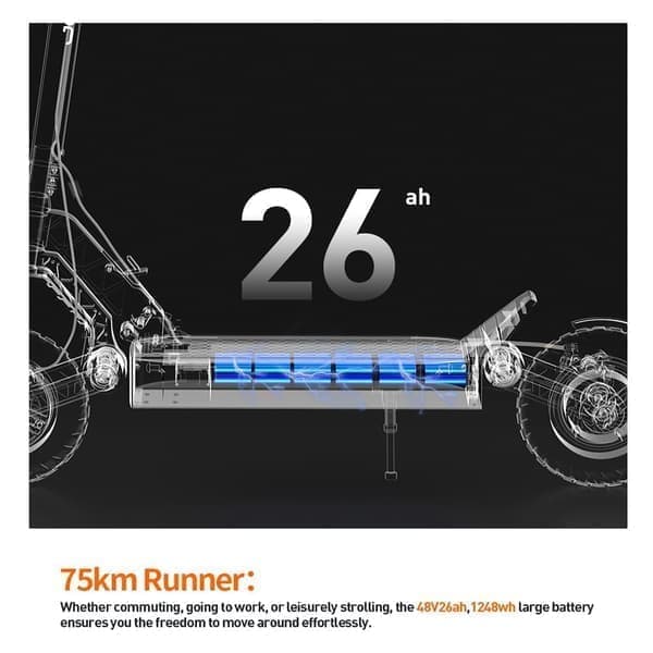 JOYOR S8-S-Z sähköskootteri aikuisille 600W*2 moottori 48V26AH akku taitettava sähköskootteri 10 tuuman maastoilmarengas sähköskootteri