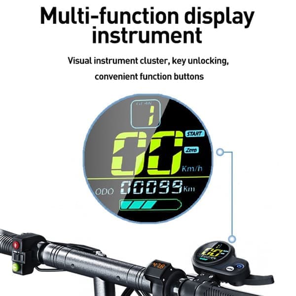 JOYOR Y6-S elektrisk scooter til voksne 500W motor 48V18AH batteri foldbar elektrisk scooter 10 tommer off-road dæk byscooter