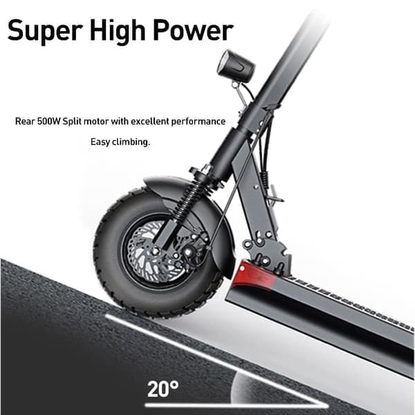 JOYOR Y6-S elektrisk scooter til voksne 500W motor 48V18AH batteri foldbar elektrisk scooter 10 tommer off-road dæk byscooter