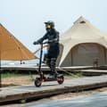 Miniatyrbillede 10 af 11: JOYOR T6 elektrisk scooter til voksne 600W motor 48V18AH batteri foldbar elektrisk scooter 10 tommer off-road dæk byscooter
