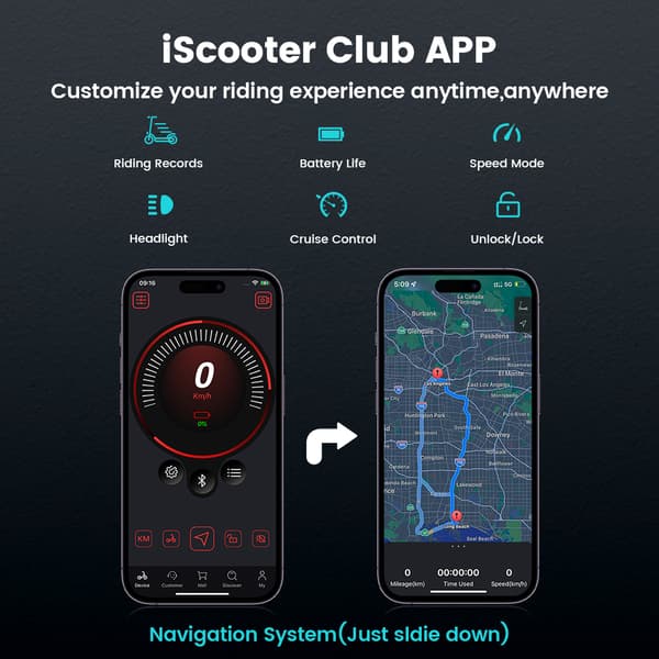 iScooter i10Pro sähköskootteri aikuisille 800 W moottori 48V15Ah akku taitettava sähköskootteri 10 tuuman rengaskaupunki työmatka sähköskootteri
