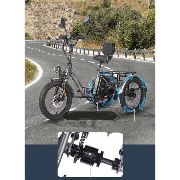 2025 Eltrike Fafrees F20 matta 48V 750W 23.45Ah 30KM/H 120KM