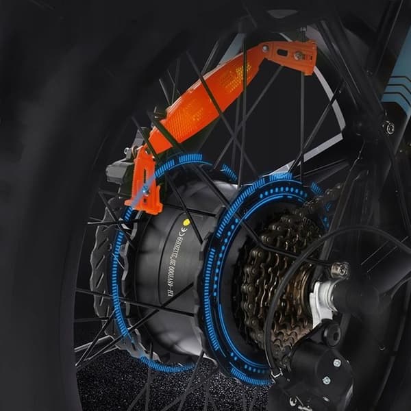 Ridstar-H20 Fällbar elektrisk bil 1500W 15AH 50km/h 90HP 20”