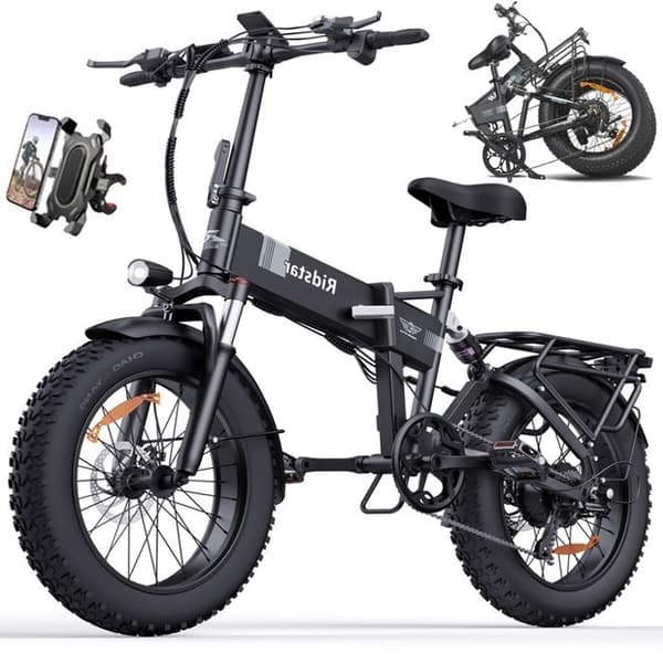 Ridstar-H20 Fällbar elektrisk bil 1500W 15AH 50km/h 90HP 20”