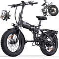 Miniatyrbild 2 av 6: Ridstar-H20 Fällbar elektrisk bil 1500W 15AH 50km/h 90HP 20”