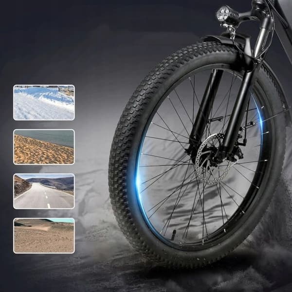 Elbilscykel SAMEBIKE RS-A01Plus Man/Kvinna 750W 40KM/H 110HP 672WH