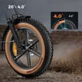 Miniatyrbild 6 av 6: HillMiles 750W 52 V 15,6 Ah 45KM/h 90km 20" Terräng elfordon PL