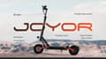 Miniatyrbillede 3 af 11: JOYOR S10-S-Z elektrisk scooter, 1000W*2 dobbelt motor, 60V 18AH batteri, 10 tommer terrængående dæk, tophastighed 60 km/t, foldbar elektrisk scooter