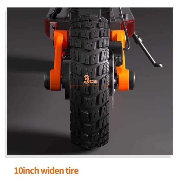 JOYOR S10-S-Z elektrisk scooter, 1000W*2 dobbelt motor, 60V 18AH batteri, 10 tommer terrængående dæk, tophastighed 60 km/t, foldbar elektrisk scooter