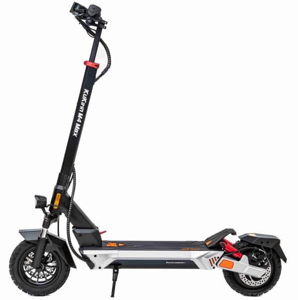 Kukirin M4 Max elscooter, 800W borstlös motor, gaspedalkrokdesign, metallisk dekoration för stadsscooter