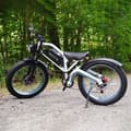 Miniatyrbild 3 av 5: Elcykel DUOTTS N26 2*750W 20Ah Samsung-batteri 26" 55km/h 120HK Lätt att resa och parkera Blå och vit