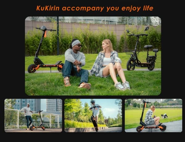 Kukirin G3 elscooter |1200W|52V/18Ah|10" terrängdäck för dammsugning |Maxhastighet 50 km/h|63 km räckvidd|Vuxen|
