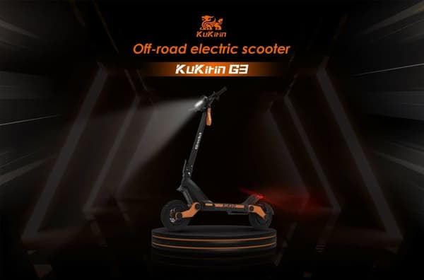Kukirin G3 elscooter |1200W|52V/18Ah|10" terrängdäck för dammsugning |Maxhastighet 50 km/h|63 km räckvidd|Vuxen|