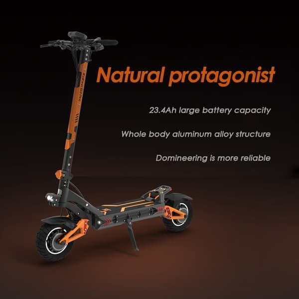 Kukirin G3 PRO elscooter |1200W*2/dubbeldriven motor|52V/23Ah batteri|maxhastighet 65 km/h|80 km räckvidd|10” terrängdäck