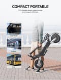 Miniatyrbillede 7 af 11: OOTD T10 foldbar elektrisk scooter 500W, 48V13.5AH batteri, 11" terrængående dæk, tophastighed 50 km, rækkevidde 35-45 km, skivebremser for og bag