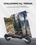 Miniatyrbillede 5 af 11: OOTD T10 elektrisk scooter, 500W motor, op til 50 km/t, 13,5AH batteri, udholdenhed på ca. 35-45 km, foldbar.