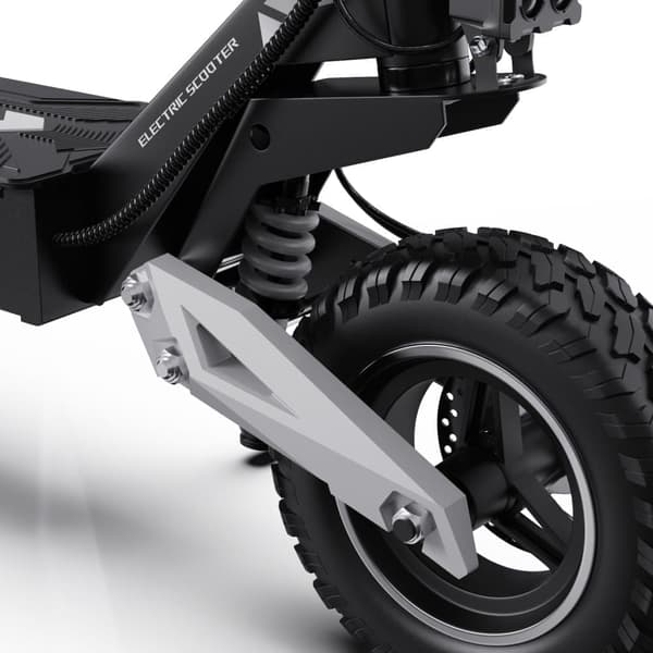 Foldbar elektrisk scooter OOTD T10, 11", fuld affjedring, 48V 500W, sort