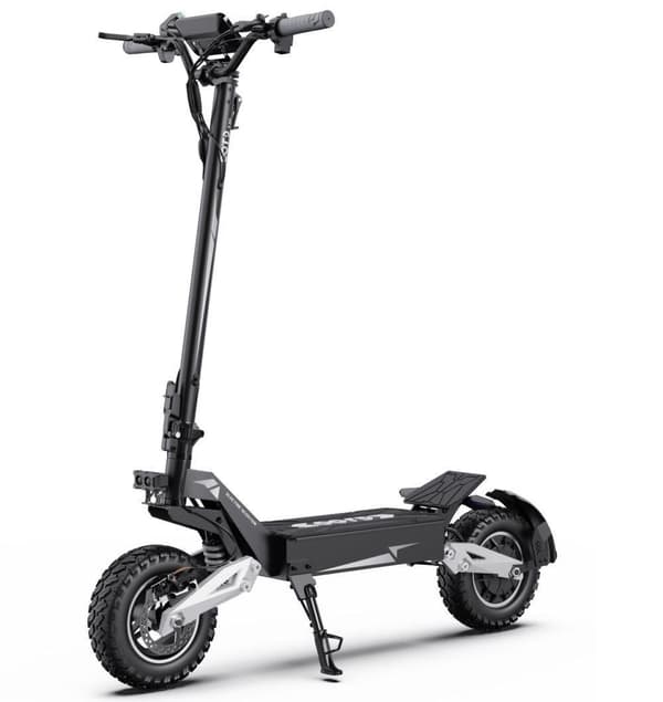 Foldbar elektrisk scooter OOTD T10, 11", fuld affjedring, 48V 500W, sort