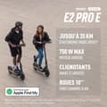 Miniatyrbild 3 av 6: Elskoter - Segway-Ninebot - E2 Pro - 10" breda däck - 750W Max - 35 km räckvidd