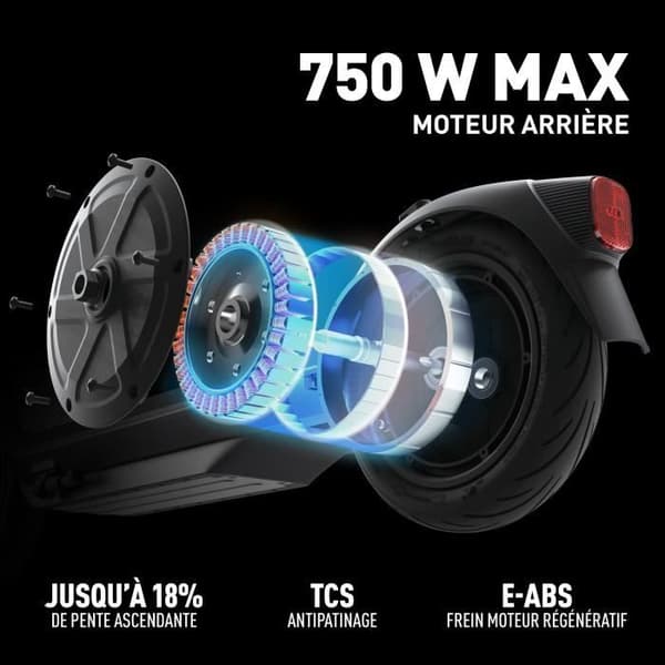 Elskoter - Segway-Ninebot - E2 Pro - 10" breda däck - 750W Max - 35 km räckvidd