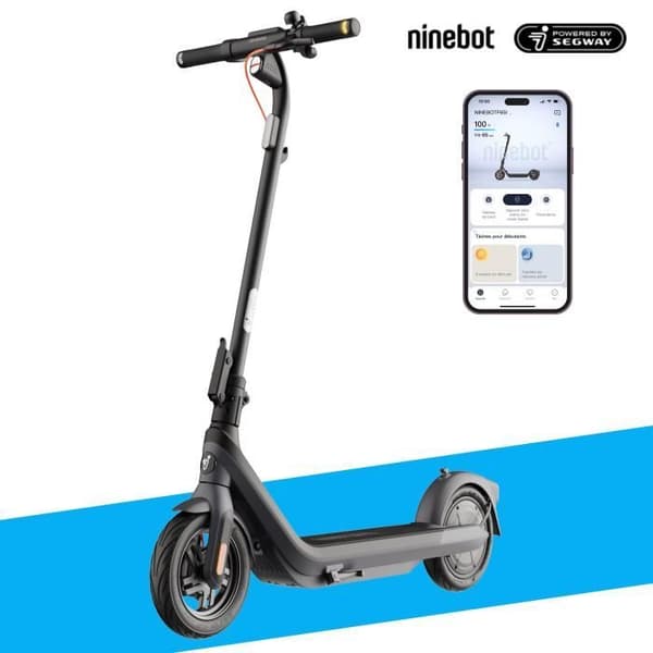 Elskoter - Segway-Ninebot - E2 Pro - 10" breda däck - 750W Max - 35 km räckvidd