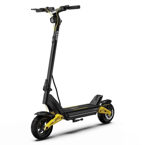 OOTD S10 Elskoter 10" Motor 1400W 48V 20AH Batteri 70KM Elskoter Svart 25 KM/H Fällbar