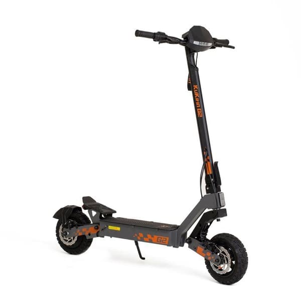 Trottinette elektrisk hopfällbar Kukirin G2, motor 800 W, batteri 48 V 15 Ah, däck 10 tum, max hastighet 45 km/h