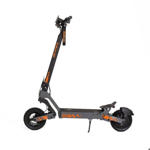Trottinette elektrisk hopfällbar Kukirin G2, motor 800 W, batteri 48 V 15 Ah, däck 10 tum, max hastighet 45 km/h