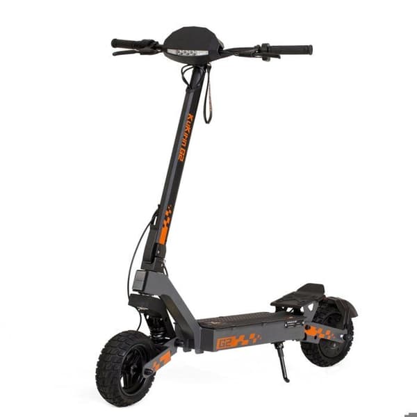 Trottinette elektrisk hopfällbar Kukirin G2, motor 800 W, batteri 48 V 15 Ah, däck 10 tum, max hastighet 45 km/h