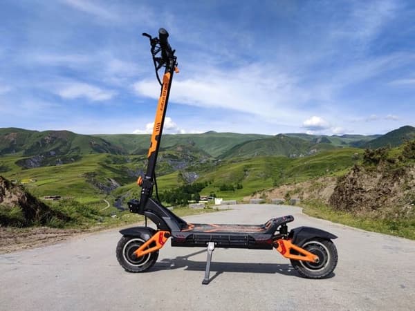 Trottinette elektrisk terräng KuKirin G3 Pro Motorer 2400W Lithiumbatteri 52V23AH 65km/h 80km Terrängdäck 10"