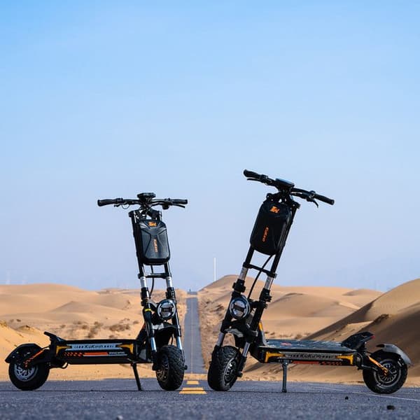 KuKirin G4 Max Elektrisk kickbike för vuxna Räckvidd 95 km 85 km/h Motor 3200 W Däck Terräng 12 tum Batteri 48V35.2Ah Svart