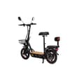 Miniatyrbild 3 av 4: Kukirin C1 Pro Elektrisk Sparkcykel 26AH - Motor 500W Batteri 48V 26AH Räckvidd 100KM Skivbromsar - Svart