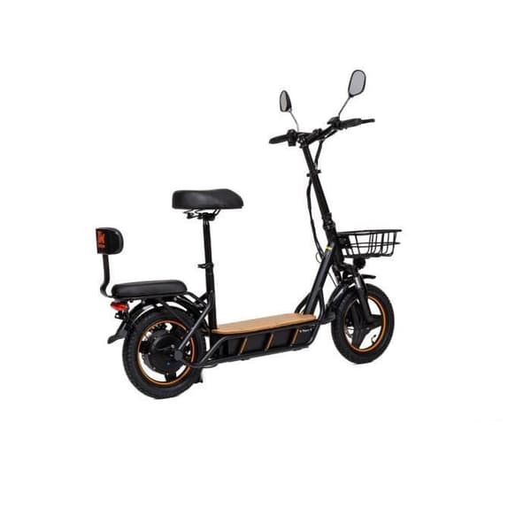 Kukirin C1 Pro Elektrisk Sparkcykel 26AH - Motor 500W Batteri 48V 26AH Räckvidd 100KM Skivbromsar - Svart