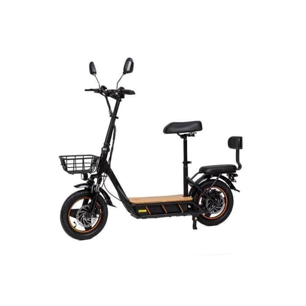Kukirin C1 Pro Elektrisk Sparkcykel 26AH - Motor 500W Batteri 48V 26AH Räckvidd 100KM Skivbromsar - Svart
