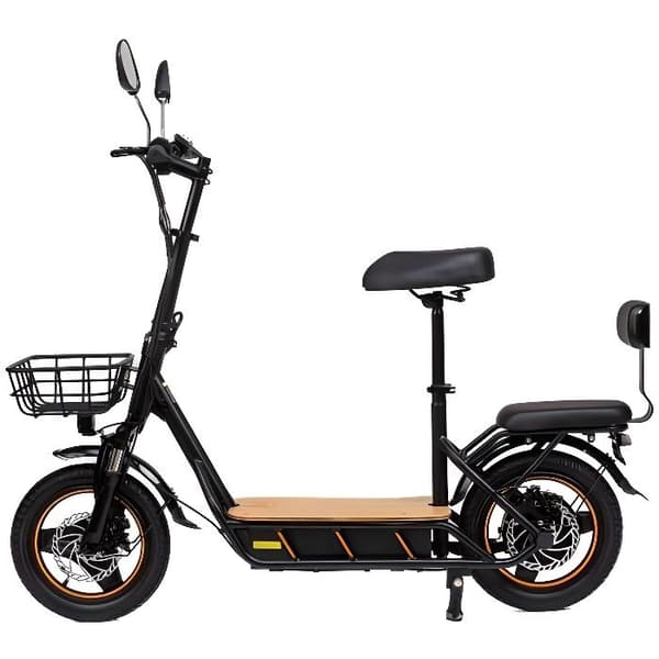 Kukirin C1 Pro Elektrisk Sparkcykel 26AH - Motor 500W Batteri 48V 26AH Räckvidd 100KM Skivbromsar - Svart