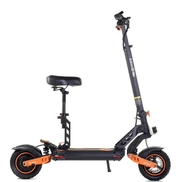 KuKirin G2 MAX - El-scooter - 10" hjul - 48V20AH batteri - 1000W motor - Svart