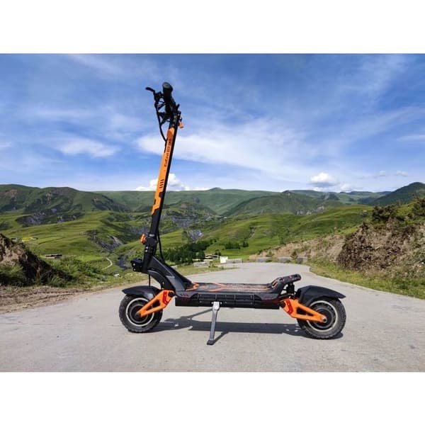 Trottinette elektrisk terräng KuKirin G3 Pro Motorer 2400W Lithiumbatteri 52V23AH 65km/h 80km Terrängdäck 10"