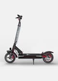 Miniatyrbild 1 av 6: Elektrisk sparkcykel-motor ENGWE Y600-600W, batteri 48V 18,2AH, räckvidd 70KM, 25KM/H, däck 10", svart och röd