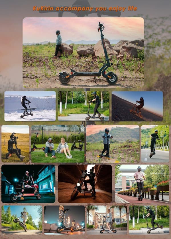 kukirin G2MASTER 2025 Ny elektrisk scooter: Dobbelt 1000W+52V 20,8Ah, 60 km/t, 70 km rækkevidde - Hydraulisk affjedring og foldbar